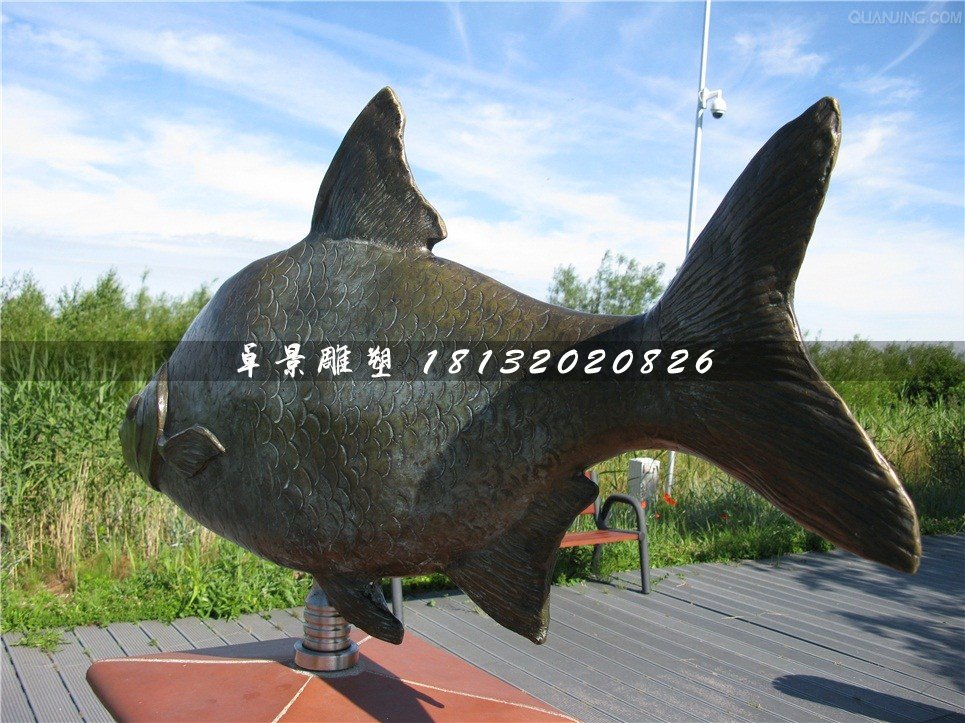 銅雕魚,廣場(chǎng)動(dòng)物銅雕