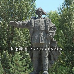 楊靖宇將軍銅雕，抗戰(zhàn)烈士銅雕