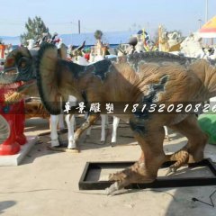 恐龍雕塑，玻璃鋼仿真動(dòng)物雕塑