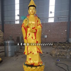 立式觀音菩薩，銅觀音雕塑