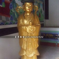 龍女銅雕，寺廟神仙銅雕