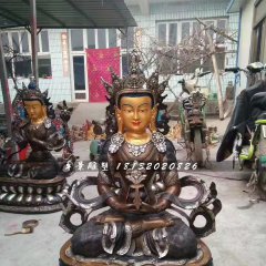 長(zhǎng)壽佛銅雕，寺廟銅佛像
