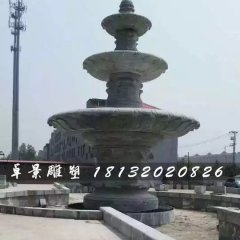 大型石噴泉，青石噴泉雕塑