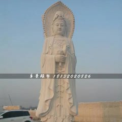 漢白玉三面觀音石雕，大型石雕佛像