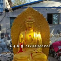 釋迦牟尼佛雕塑，玻璃鋼佛像