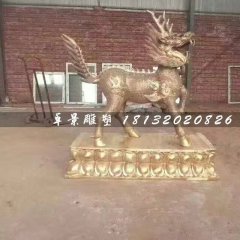 銅麒麟，廣場神獸銅雕