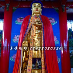 立式釋迦牟尼銅雕，寺廟銅佛像