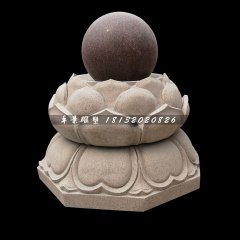 風(fēng)水球石雕，蓮花臺(tái)風(fēng)水球