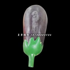 仿真茄子雕塑，玻璃鋼蔬菜