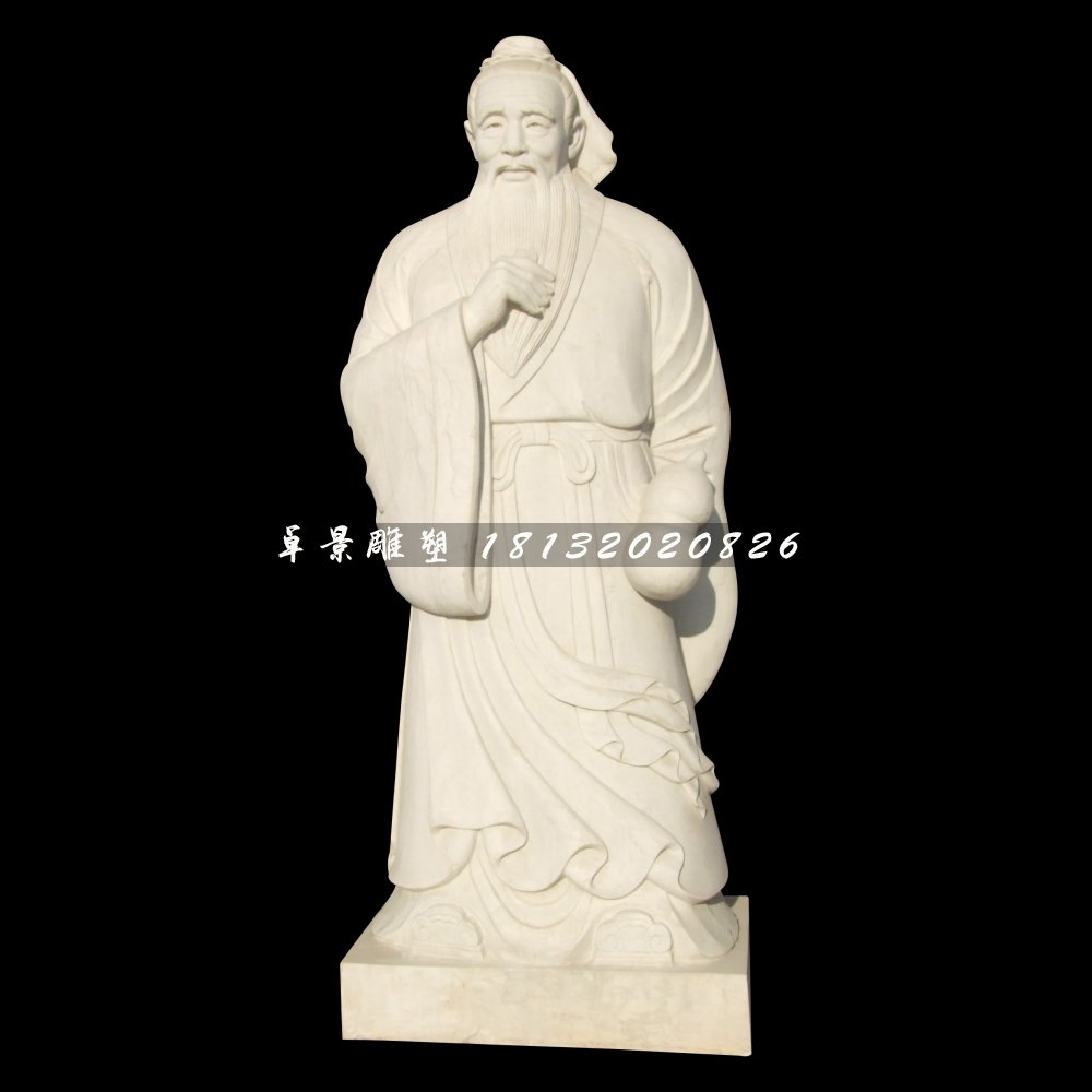大理石孫思邈,古代名人石雕