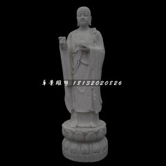 立式地藏王，大理石佛像