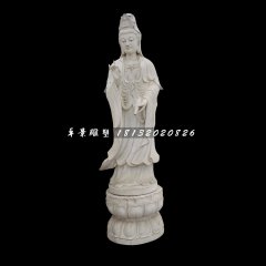 立式佛像，大理石觀音菩薩