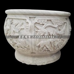 水缸，大理石水缸