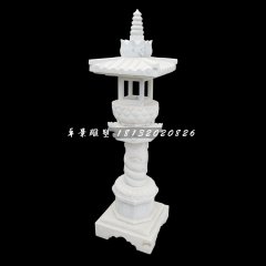 漢白玉燈，園林景觀石雕