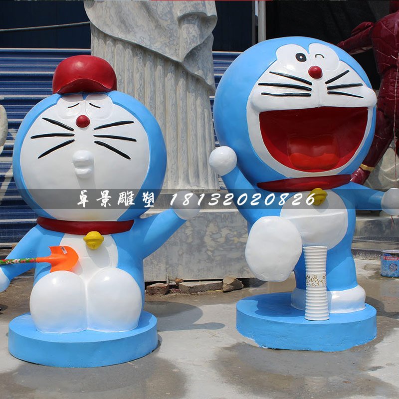 多啦a夢(mèng)雕塑，卡通動(dòng)漫雕塑 (2)