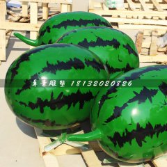 仿真西瓜雕塑，玻璃鋼水果雕塑