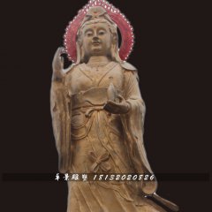 銅觀音雕塑，立式觀音菩薩銅雕