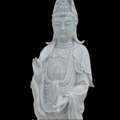 觀世音菩薩石雕，立式佛像石雕
