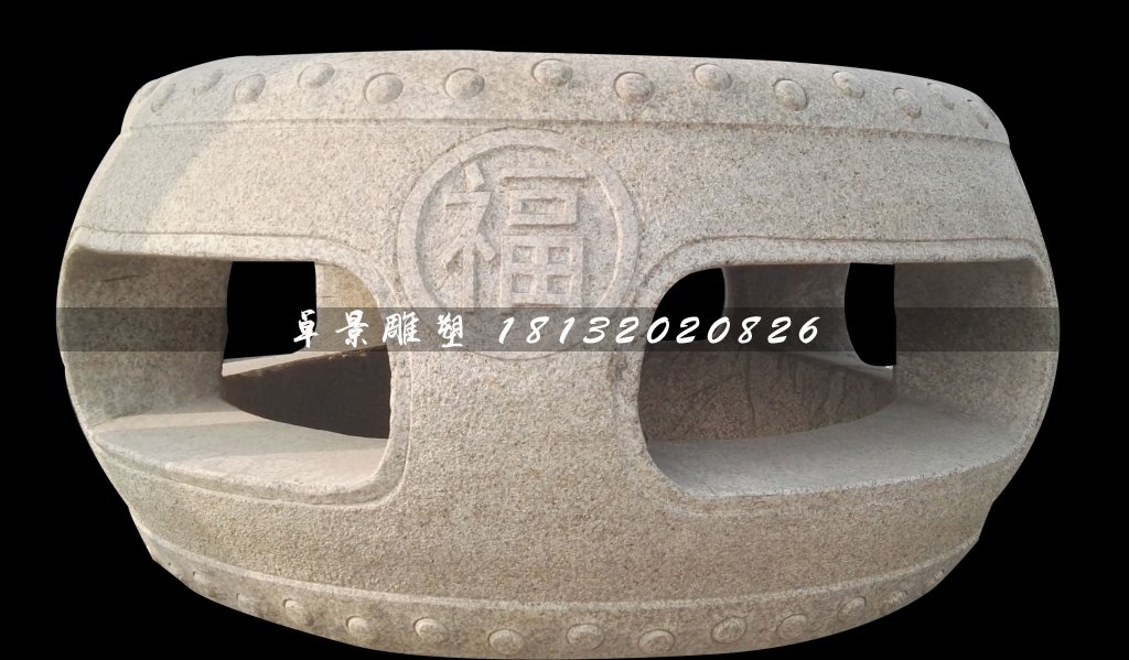 福桌石雕，大理石圓桌雕塑
