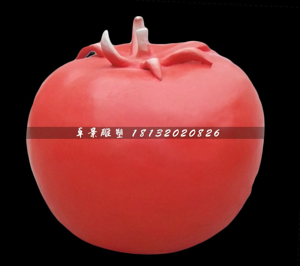 番茄雕塑，玻璃鋼蔬菜雕塑