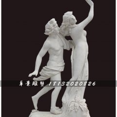 西洋人物石雕，漢白玉人物雕塑