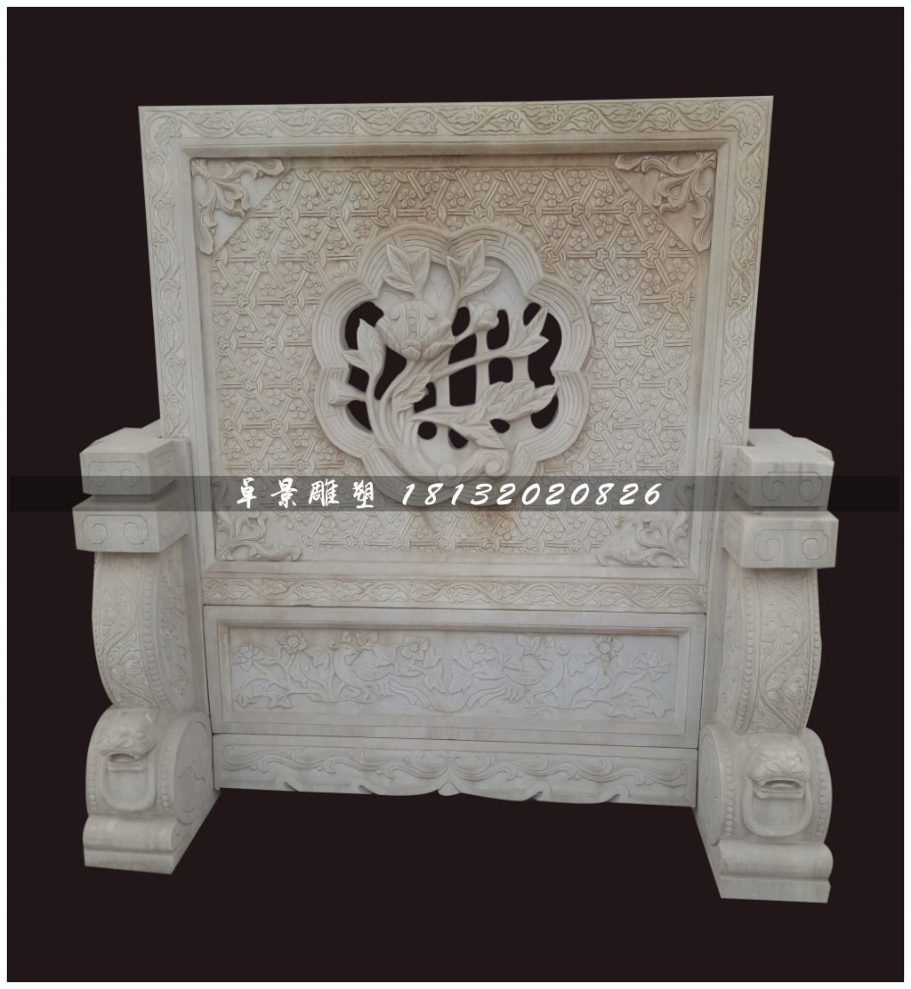 屏風(fēng)石雕,仿古大理石屏風(fēng)