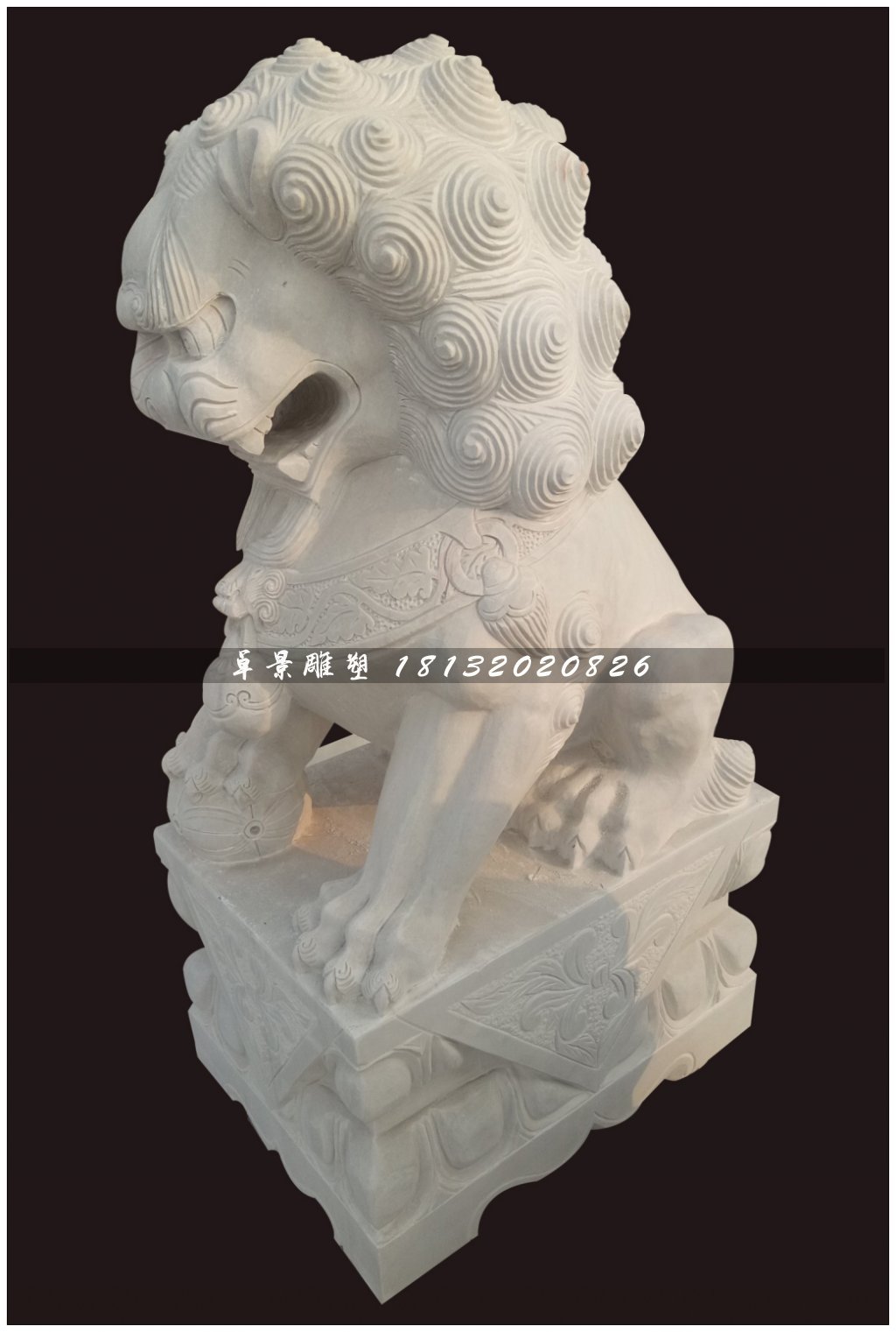 北京獅石雕,漢白玉北京獅石雕 (3)