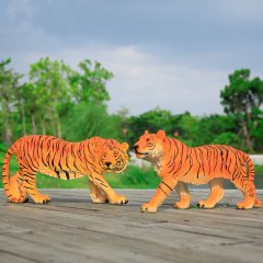 老虎雕塑，玻璃鋼仿真老虎雕塑