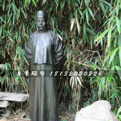 康有為銅雕，清末名人銅雕