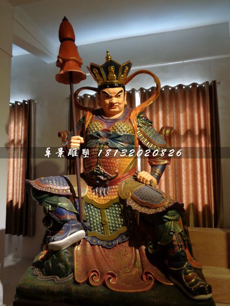四大天王雕塑，玻璃鋼神仙 (2)