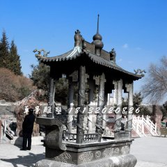 銅香爐，方形銅香爐