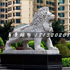 大理石獅子，歐式石獅子