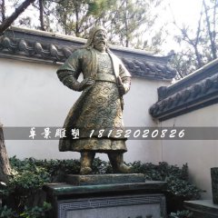 成吉思汗銅雕，古代人物銅雕