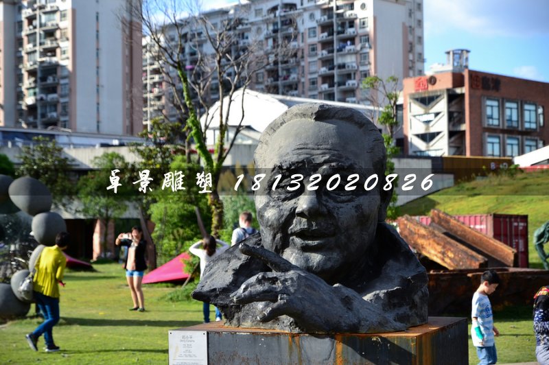 鄧小平頭像銅雕，偉人銅雕