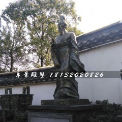 周武王銅雕，古人銅雕