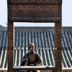 古代人考試銅雕，廣場(chǎng)情景雕塑
