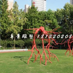 樹根雕塑，公園玻璃鋼景觀雕塑
