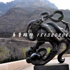 玄武銅雕，廣場(chǎng)神獸銅雕