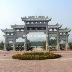 青石牌坊，石雕牌坊，石頭牌坊