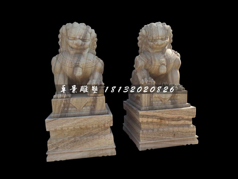 北京獅石雕，廣場(chǎng)動(dòng)物石雕