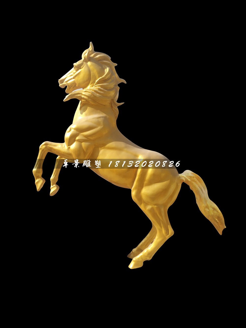 玻璃鋼馬雕塑，廣場立馬雕塑