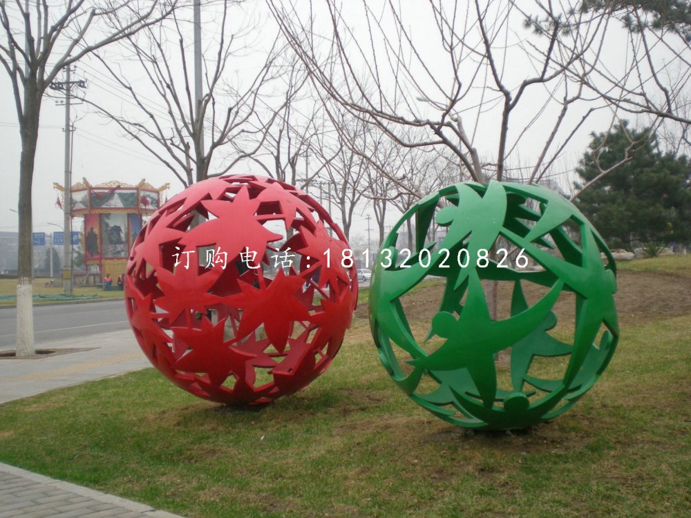 不銹鋼造型球，不銹鋼鏤空球