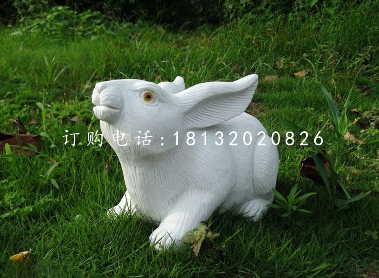 兔子石雕，公園動(dòng)物石雕 (2)
