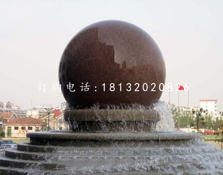 大型風(fēng)水球，廣場景觀石雕