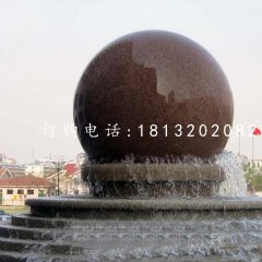 大型風(fēng)水球，廣場(chǎng)景觀石雕