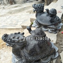 招財龍龜，青石龍龜?shù)袼? width=