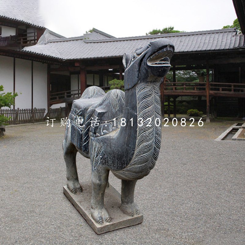 駱駝石雕，青石動(dòng)物雕塑