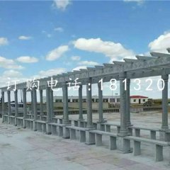 公園石長(zhǎng)廊，青石走廊