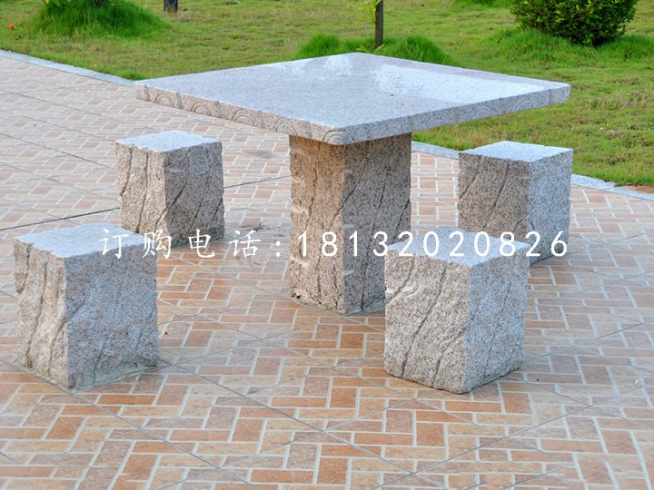 公園石桌椅，大理石桌凳