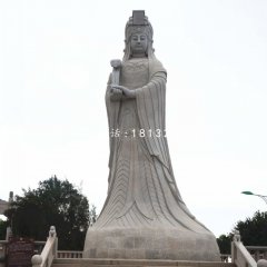 媽祖石雕，廣場神仙石雕